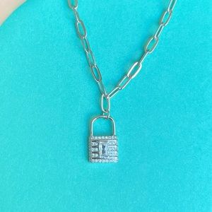 Crystal Lock Necklace